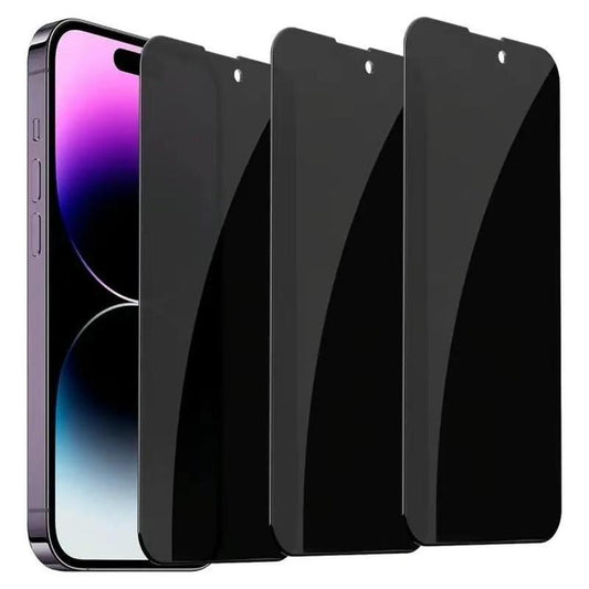 Tempered Glass Screen Protector for iPhone 11-16 Pro Max, Full Coverage, Pack of 3